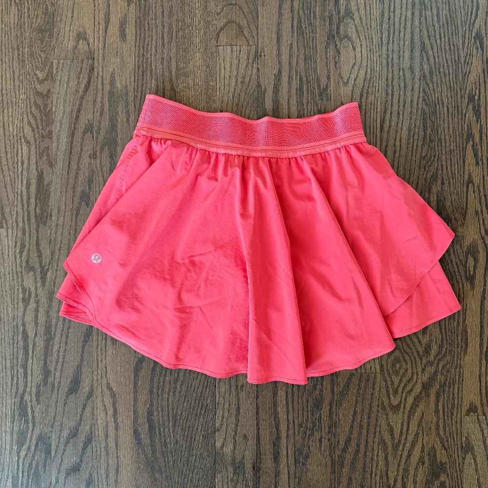 Lululemon Court Rival High Rise Skirt Pale Raspberry - Picture 2 of 7